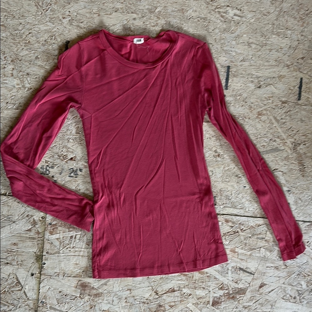 J crew Women's pink Long Sleeve Top